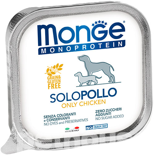 Monge Monoprotein Dog Solo Chicken