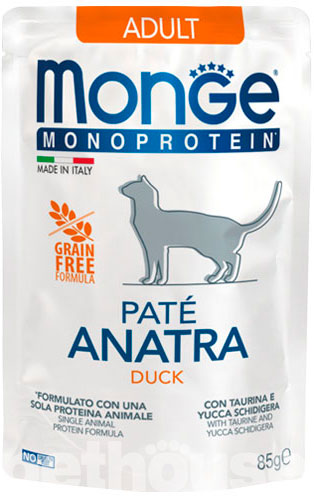 Monge Monoprotein Cat Pate Duck