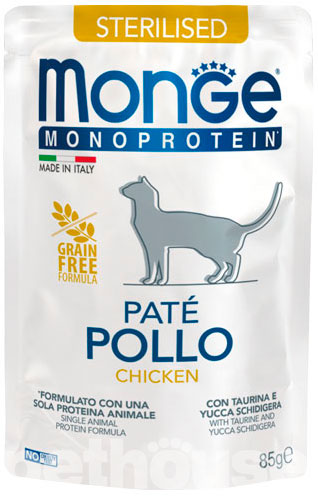 Monge Monoprotein Cat Sterilised Pate Chicken