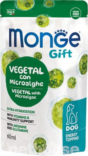 Monge Gift Dog Vegetal Microalgae Натуральний топінг з мікроводоростями для собак 