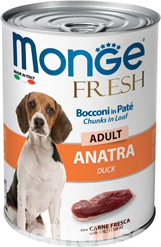 Monge Fresh Dog Adult Duck Cans