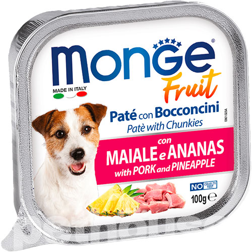 Monge Fruit Dog Adult with Pork and Pineapple