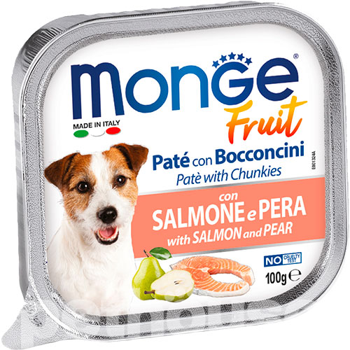 Monge Fruit Dog Adult with Salmon and Pear