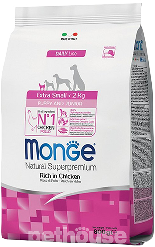 Monge Superpremium Dog Extra Small Puppy & Junior Chicken