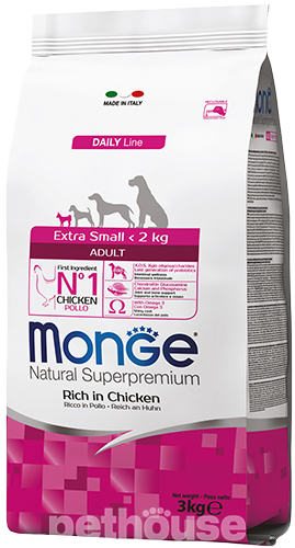 Monge Superpremium Dog Extra Small Adult Chicken