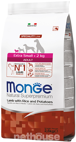 Monge Speciality Line Extra Small Adult Lamb, Rice & Potatoes