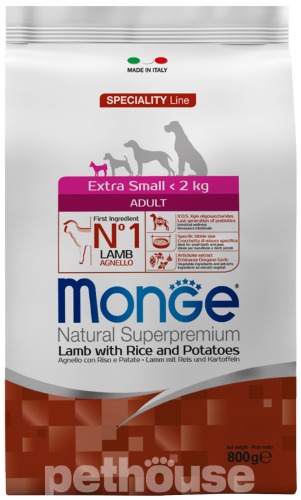 Monge Speciality Line Extra Small Adult Lamb, Rice & Potatoes