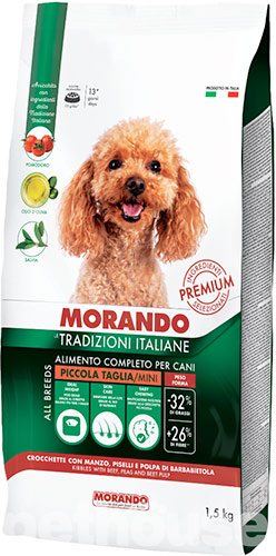 Morando Tradizioni Mini Ideal Weight with Beef, Peas and Beet Pulp Morando Tradizioni Mini Ideal Weight with Beef, Peas and Beet Pulp