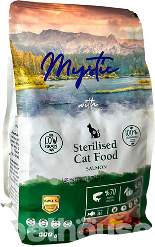 Mystic Cat Sterilised Low Grain Salmon, фото 3