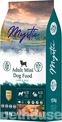 Mystic Dog Adult Mini Breeds Low Grain Lamb & Rice, фото 2