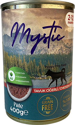 Mystic Паштет с курицей и ливером для щенков