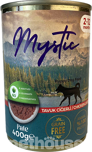 Mystic Паштет з куркою та лівером для цуценят