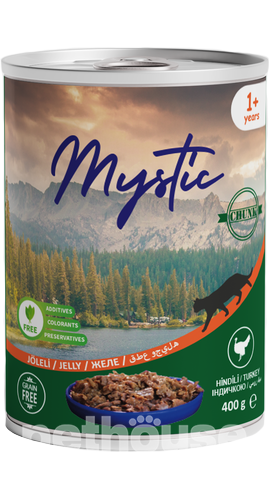 Mystic Кусочки с индейкой в желе для кошек