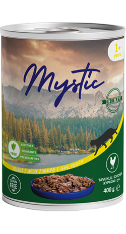 Mystic Шматочки з куркою в желе для котів