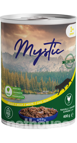 Mystic Кусочки с курицей в желе для кошек