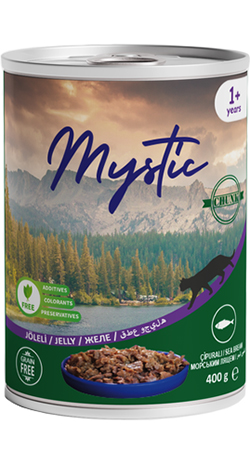 Mystic Кусочки с морским лещом в желе для кошек