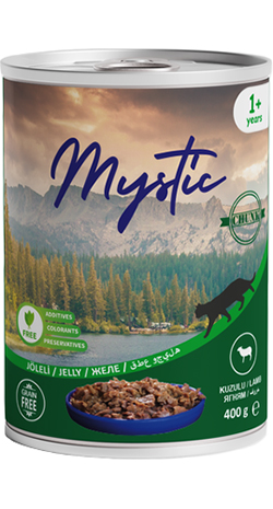 Mystic Кусочки с ягненком в желе для кошек
