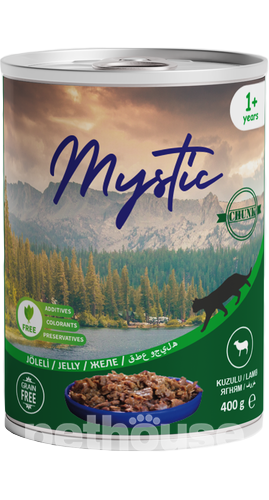 Mystic Шматочки з ягням в желе для котів