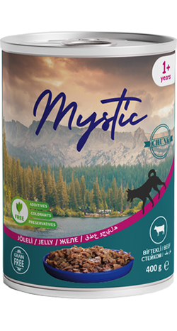 Mystic Шматочки з яловичиною в желе для собак