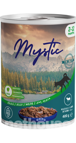 Mystic Шматочки з ягням в желе для цуценят