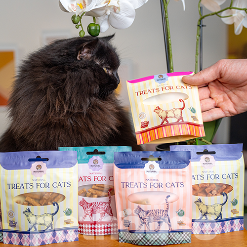 Natural Снеки з лососем, куркою і гарбузом для котів