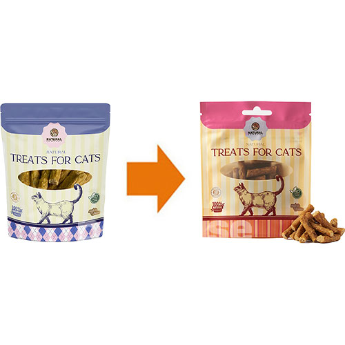 Natural Снеки с сельдью, лососем и яблоком для кошек