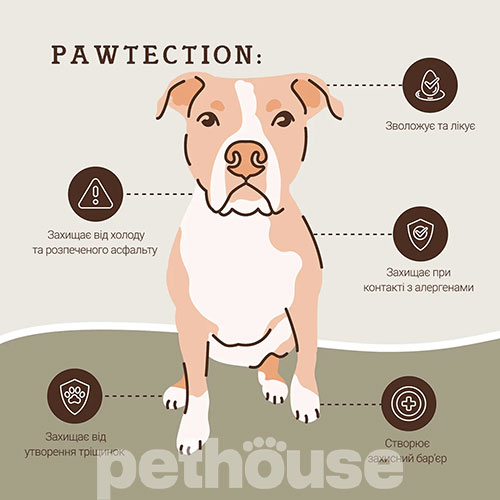 Natural Dog Company Paw Tection Бальзам для лап собак і котів, стік