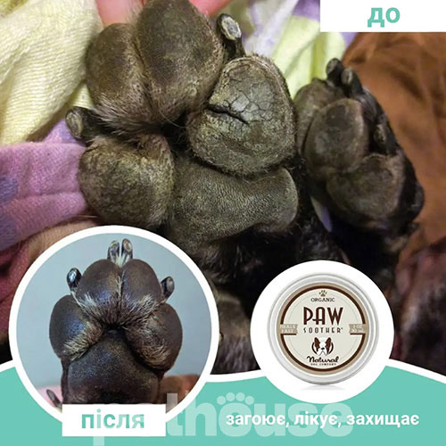 Natural Dog Company Paw Soother Бальзам проти сухості лап у собак і котів, стік