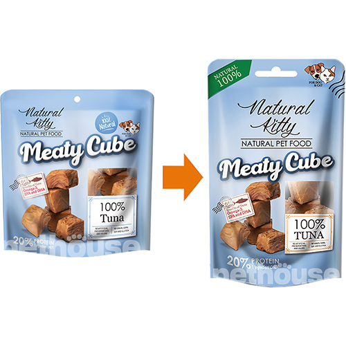 Natural Kitty Meaty Cube Tuna