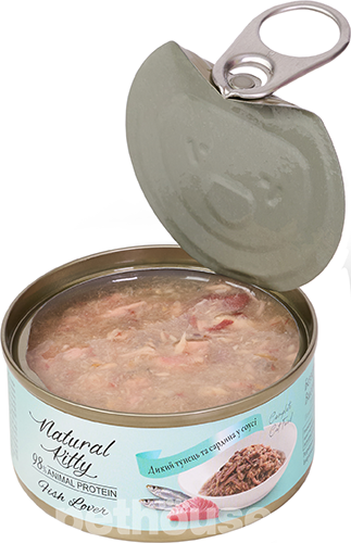 Natural Kitty Meat Lover Tuna with Sardine in Gravy