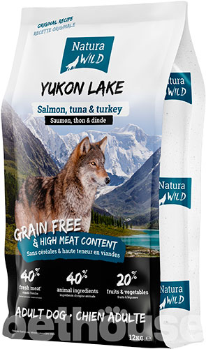 Natura Wild Yukon Lake Adult Dog Salmon, Tuna & Turkey