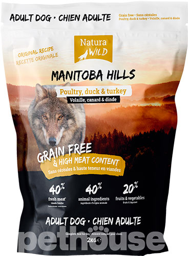 Natura Wild Manitoba Hills Adult Dog Poultry, Duck & Turkey