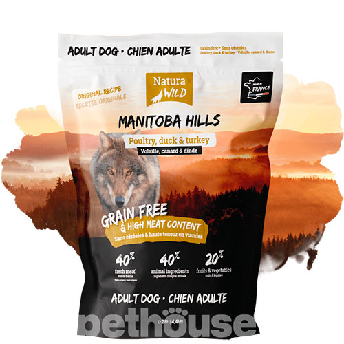 Natura Wild Manitoba Hills Adult Dog Poultry, Duck & Turkey