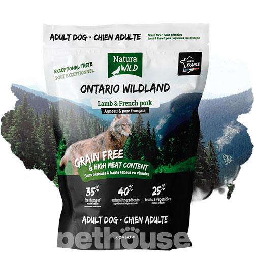 Natura Wild Ontario Wildland Adult Dog Lamb & French Pork