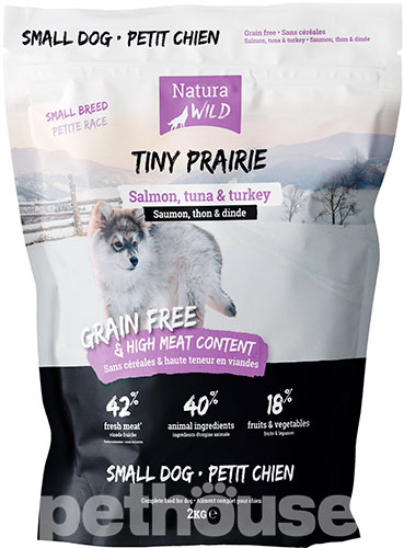 Natura Wild Tiny Prairie Small Dog Salmon, Tuna & Turkey