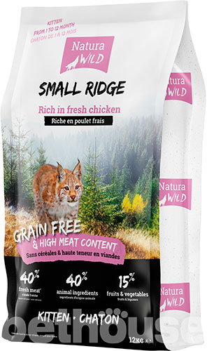 Natura Wild Small Ridge Kitten Rich in Chicken meat