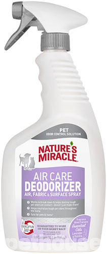 Nature's Miracle Air Care Deodorizer Lavender & Vanilla, спрей Nature's Miracle Air Care Deodorizer Lavender & Vanilla, спрей