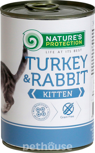 Nature's Protection Kitten Turkey & Rabbit 