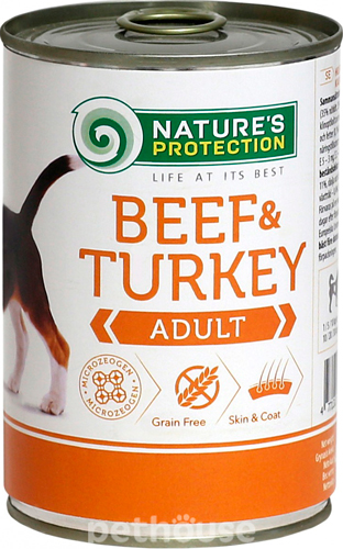 Nature's Protection Dog Adult Beef & Turkey