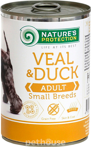 Nature's Protection Dog Adult Small Breed Veal & Duck