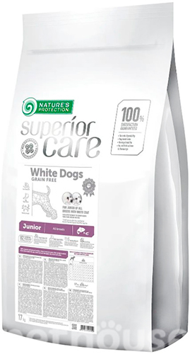 Nature's Protection Superior Care White Dog Grain Free Junior All Breeds, фото 2