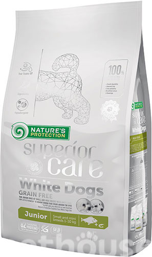 Nature's Protection Superior Care White Dog Grain Free Junior Small and Mini Breeds