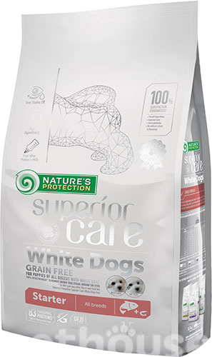 Nature's Protection Superior Care White Dog Grain Free Starter All Breeds
