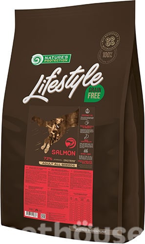Nature's Protection Lifestyle Grain Free Salmon Adult All Breeds, фото 2