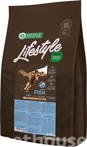 Nature's Protection Lifestyle Grain Free White Fish Adult All Breeds, фото 2
