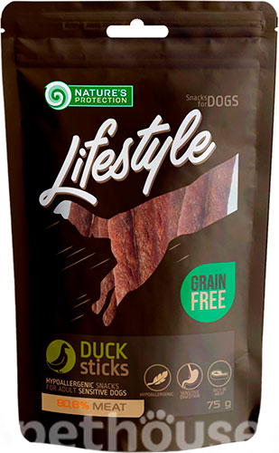 Nature's Protection Lifestyle Dog Snacks Duck Sticks