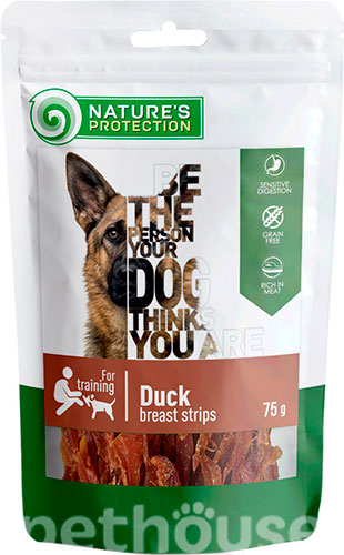 Nature's Protection Dog Snacks Duck Breast Strips