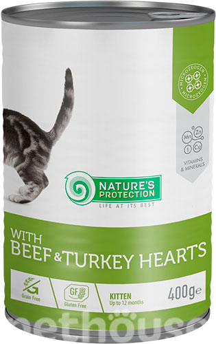 Nature's Protection Kitten Beef & Turkey Hearts