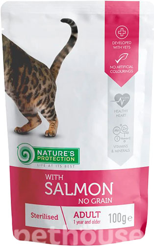 Nature's Protection Cat Sterilised Salmon