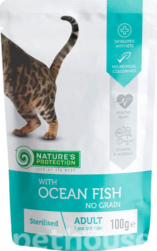 Nature's Protection Cat Sterilised Ocean Fish